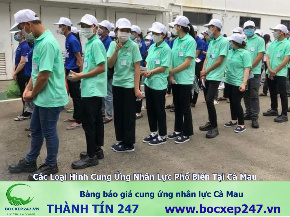 Bảng báo giá cung ứng nhân lực Cà Mau