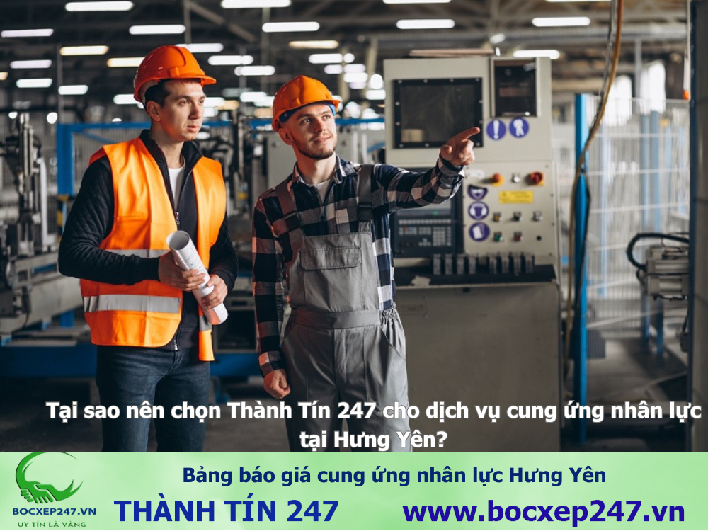 Bảng báo giá cung ứng nhân lực Hưng Yên