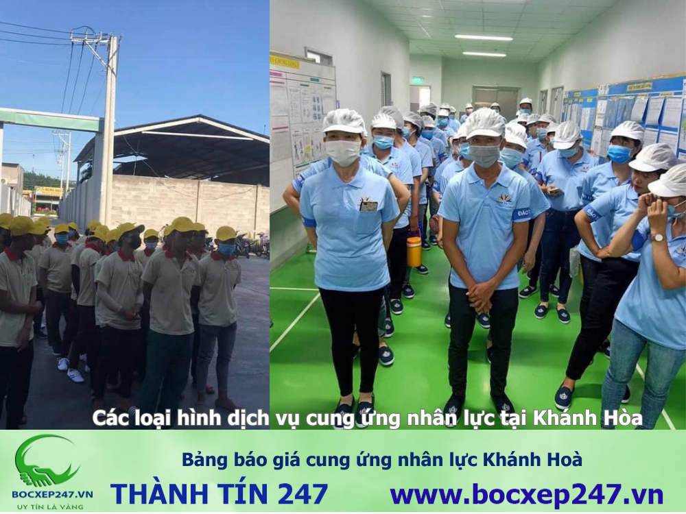 Bảng báo giá cung ứng nhân lực Khánh Hoà
