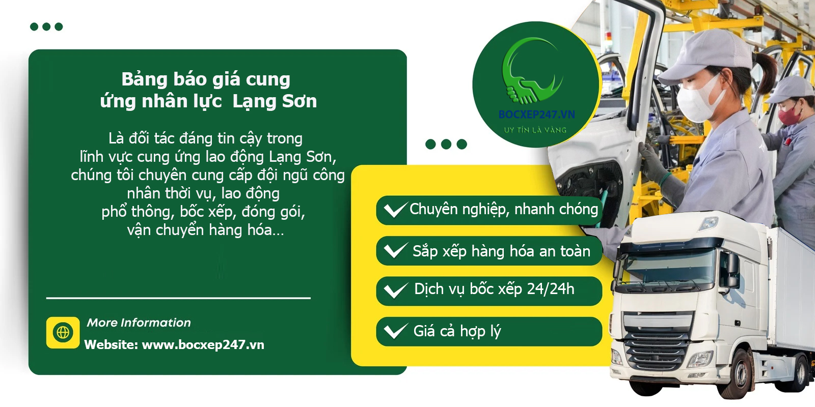 Bảng báo giá cung ứng nhân lực Lạng Sơn