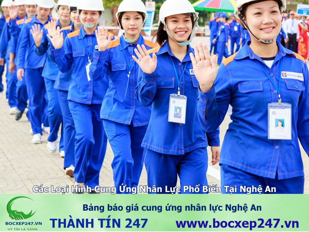 Bảng báo giá cung ứng nhân lực Nghệ An