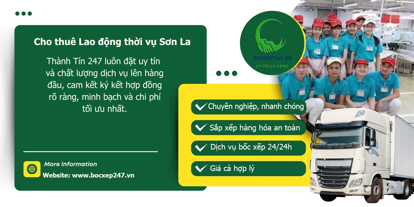 Cho thuê Lao động thời vụ Sơn La