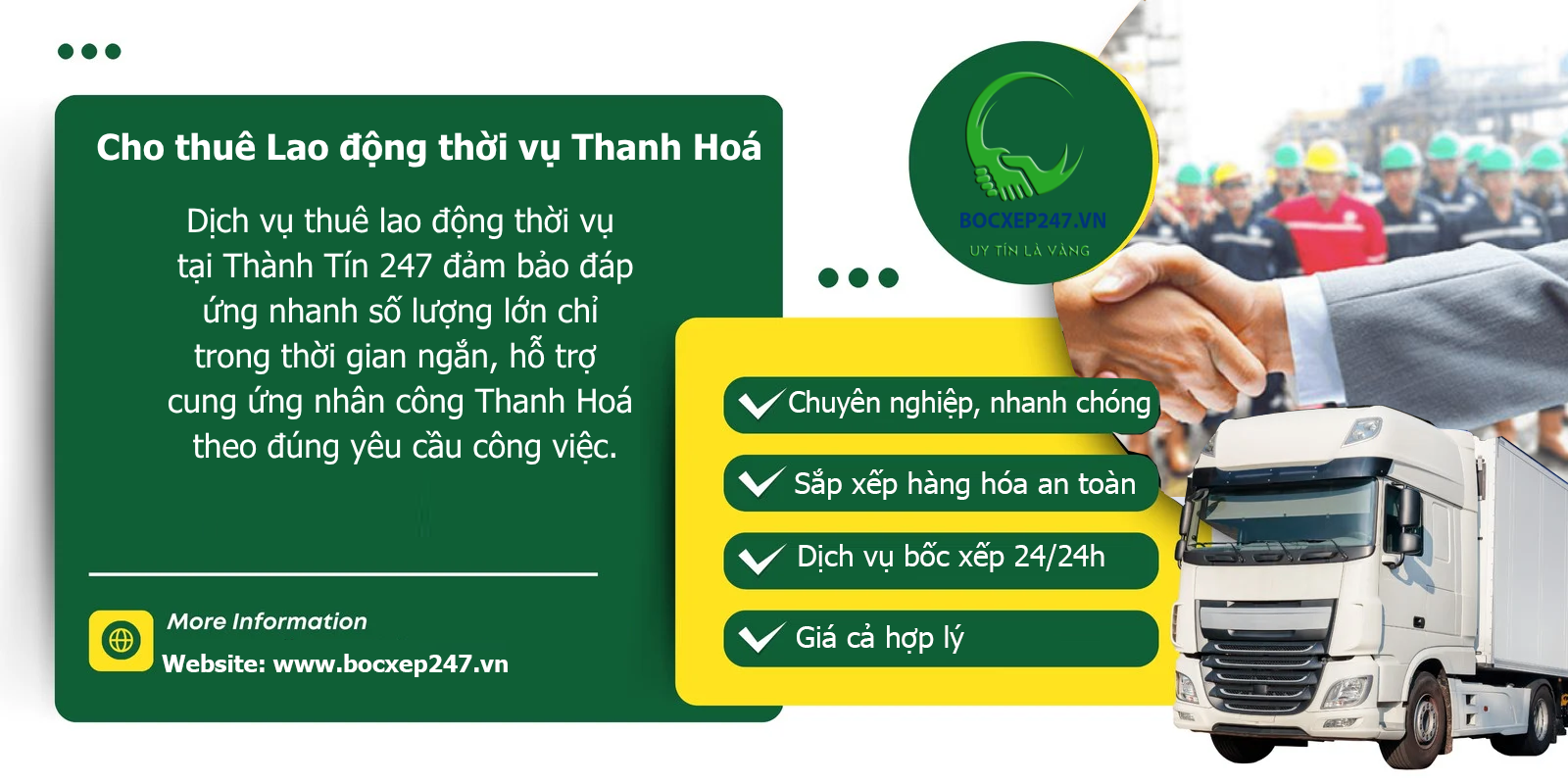 Cho thuê Lao động thời vụ Thanh Hoá