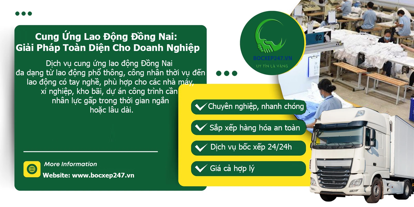 Bảng báo giá cung ứng lao động Đồng Nai