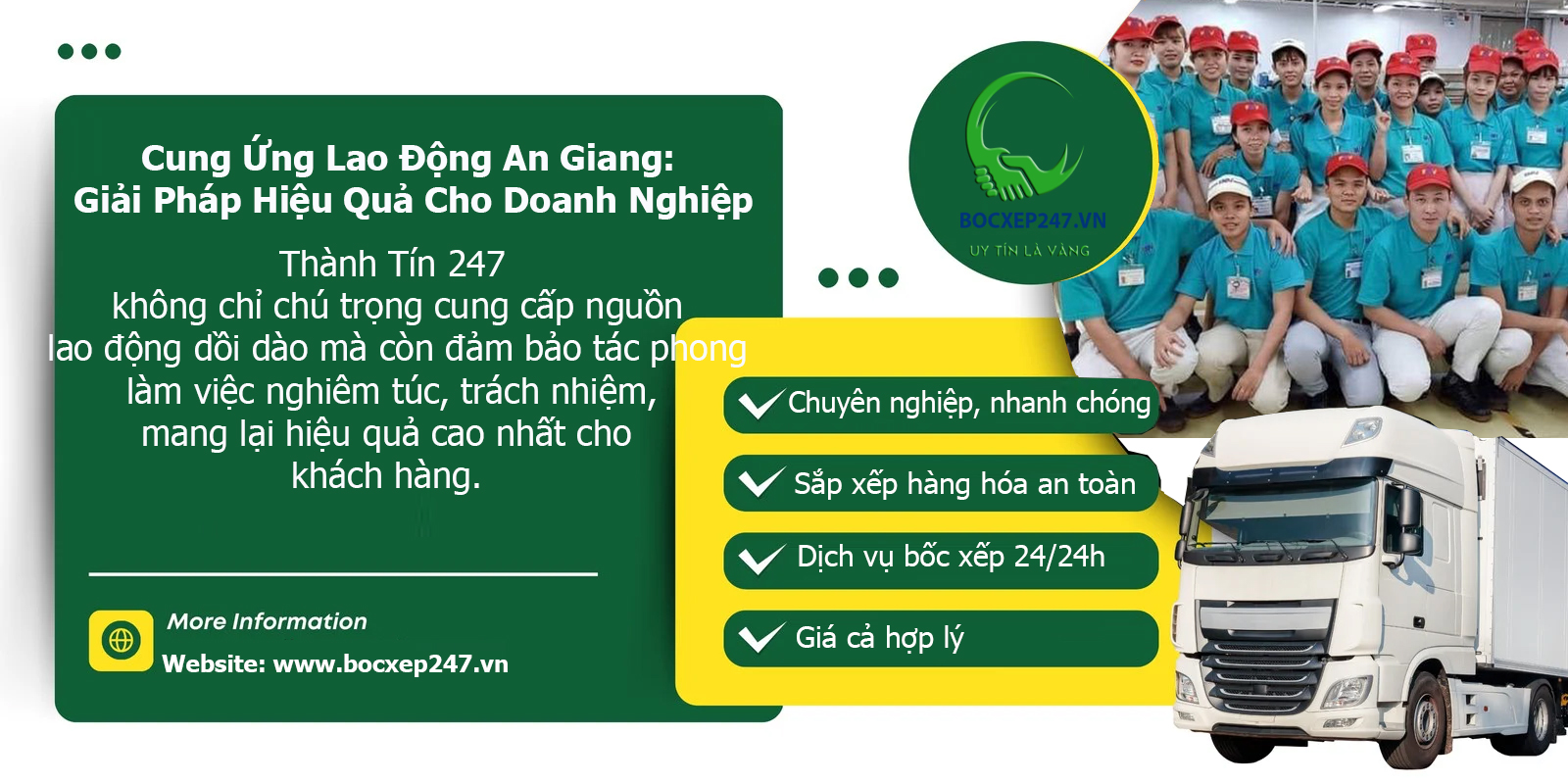 Bảng báo giá cung ứng lao động An Giang