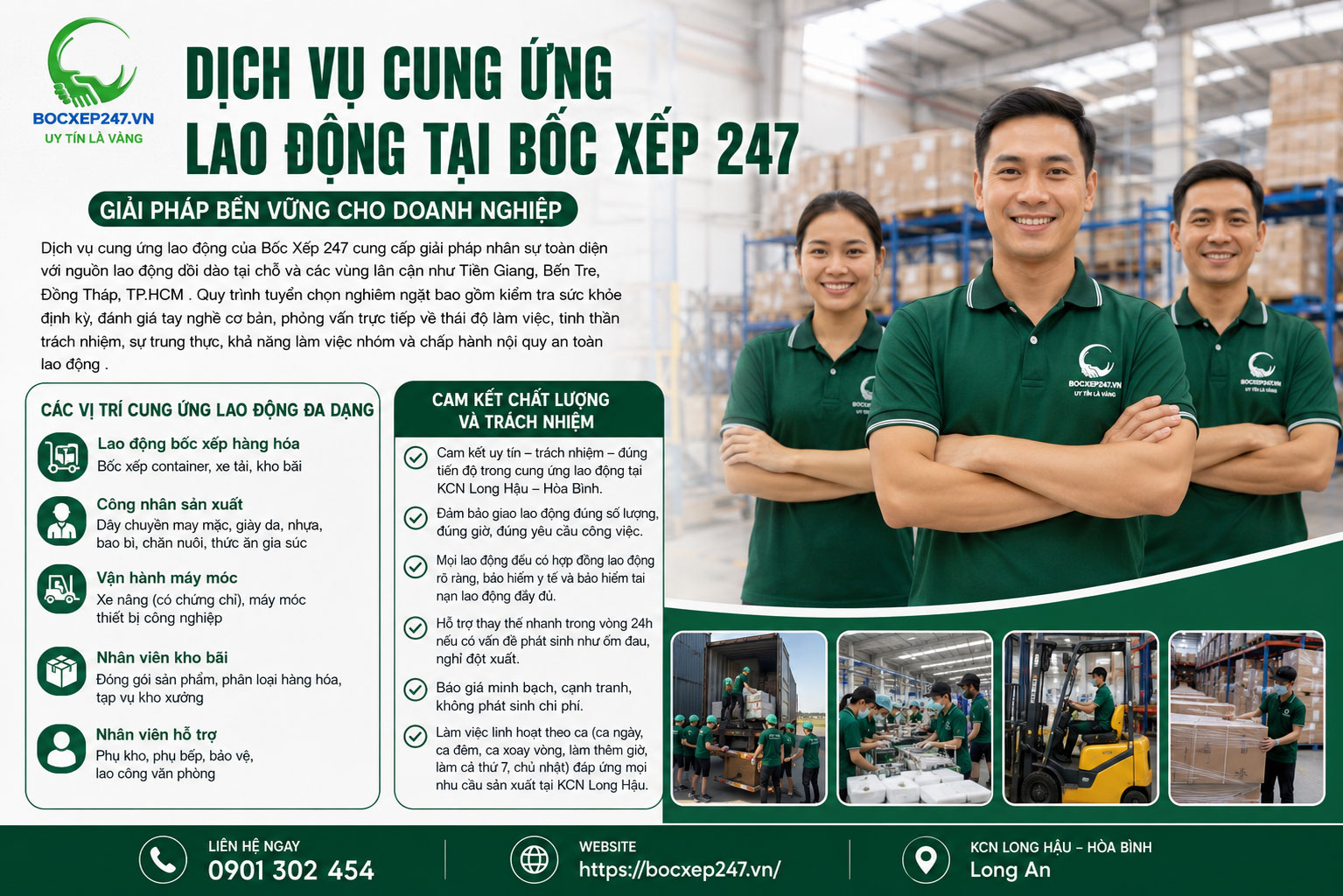 Dịch vụ cung ứng lao động tại Thành Tín 247: Giải pháp bền vững cho doanh nghiệp