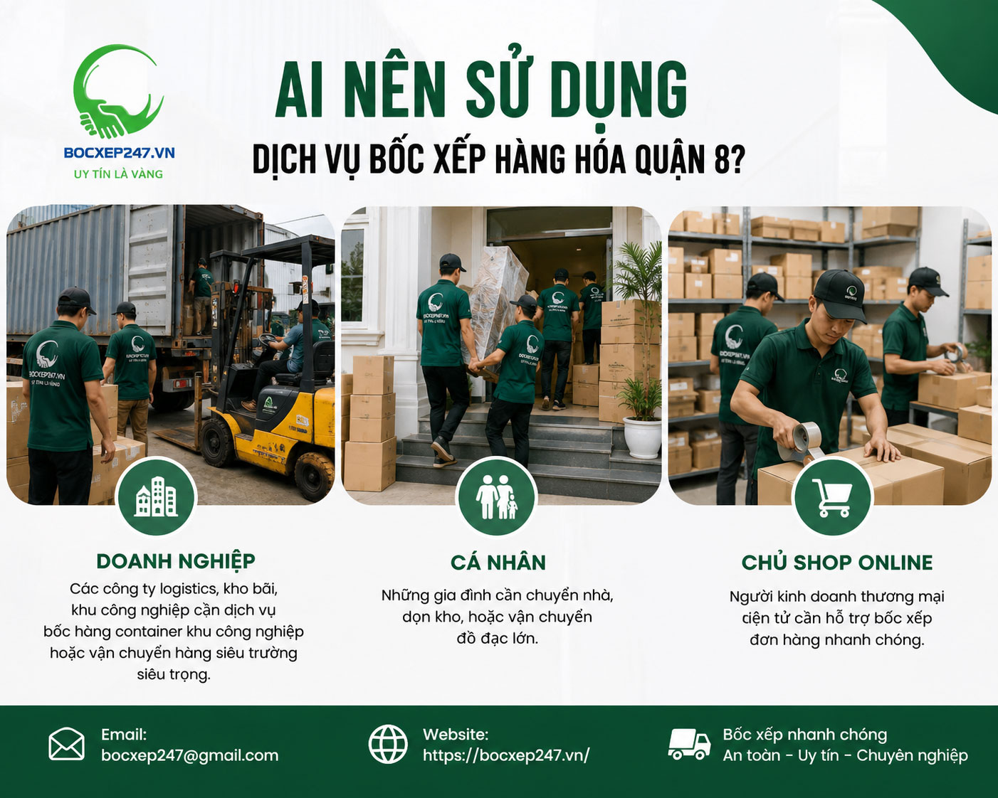 Ai Nên Sử Dụng Dịch Vụ Bốc Xếp Hàng Hóa Quận 8?