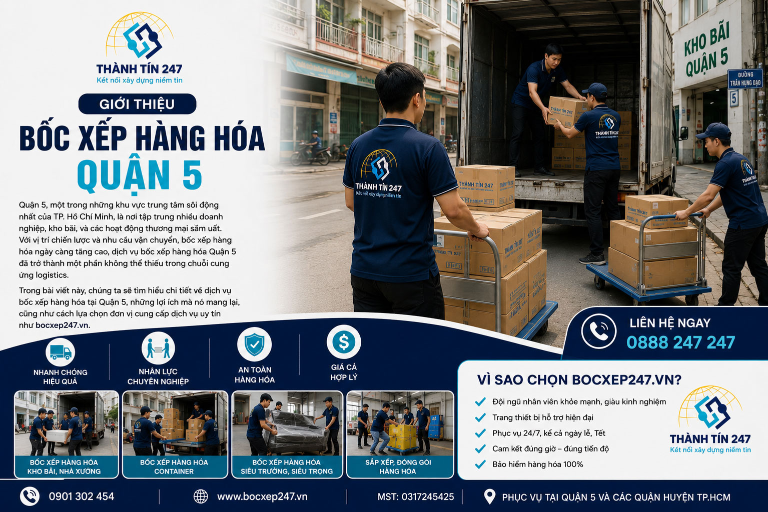 Giới Thiệu Bốc Xếp Hàng Hóa Quận 5
