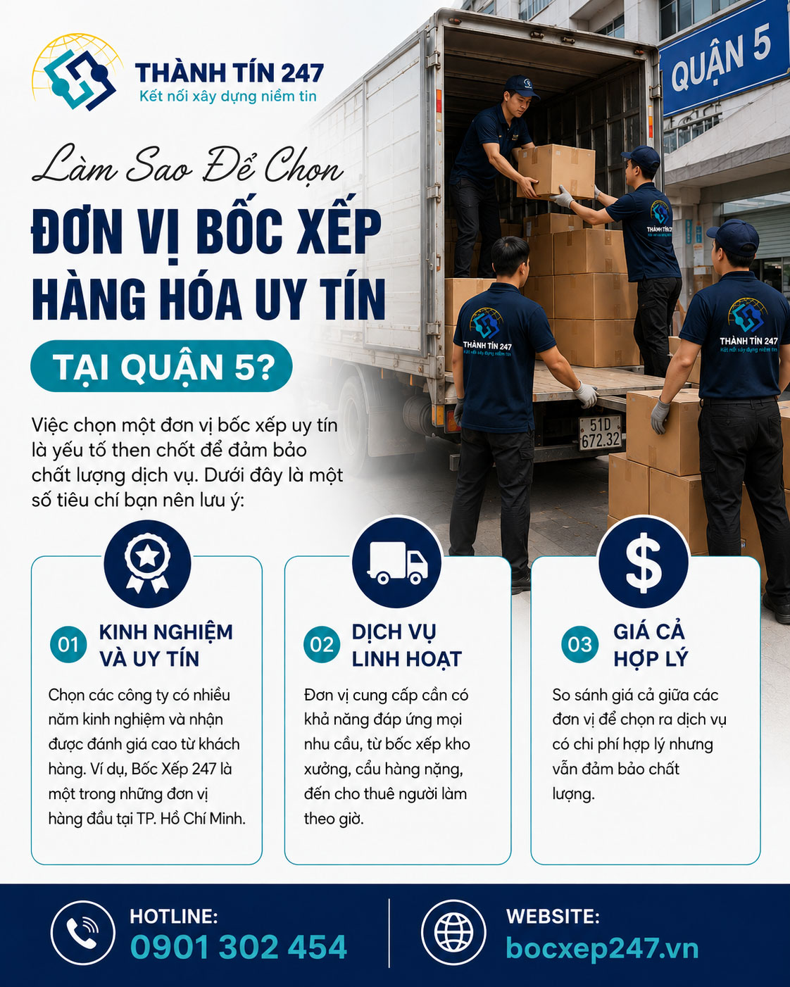 Làm Sao Để Chọn Đơn Vị Bốc Xếp Hàng Hóa Uy Tín Tại Quận 5?