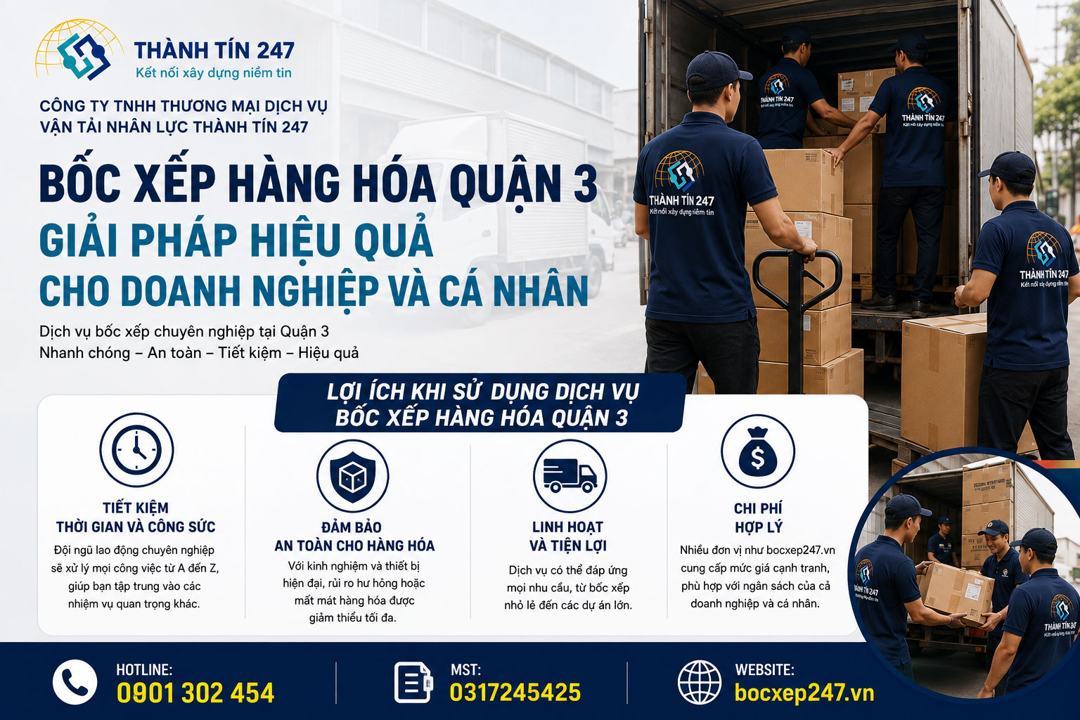 Lợi Ích Khi Sử Dụng Dịch Vụ Bốc Xếp Hàng Hóa Quận 3