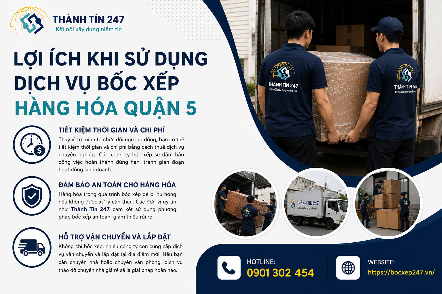 Lợi Ích Khi Sử Dụng Dịch Vụ Bốc Xếp Hàng Hóa Quận 5