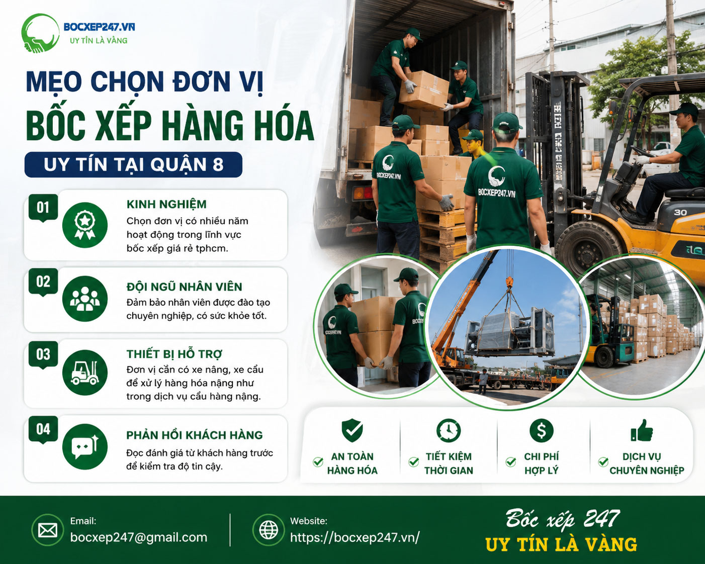 Mẹo Chọn Đơn Vị Bốc Xếp Hàng Hóa Uy Tín Tại Quận 8