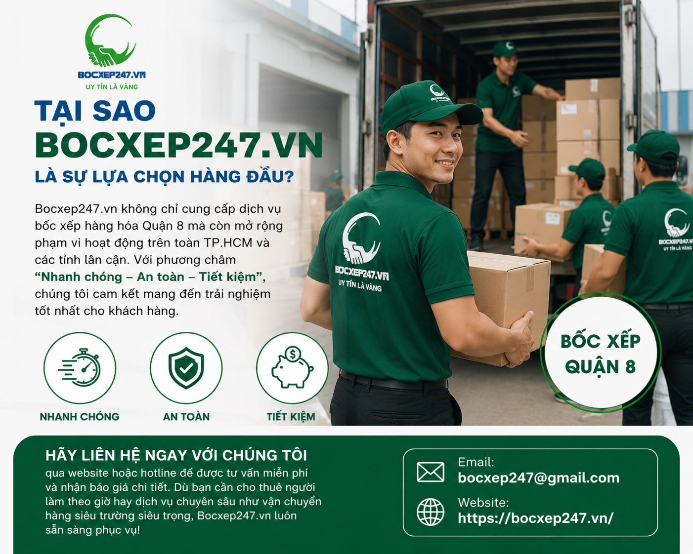 Tại Sao Nhu Cầu Bốc Xếp Hàng Hóa Quận 8 Ngày Càng Tăng?