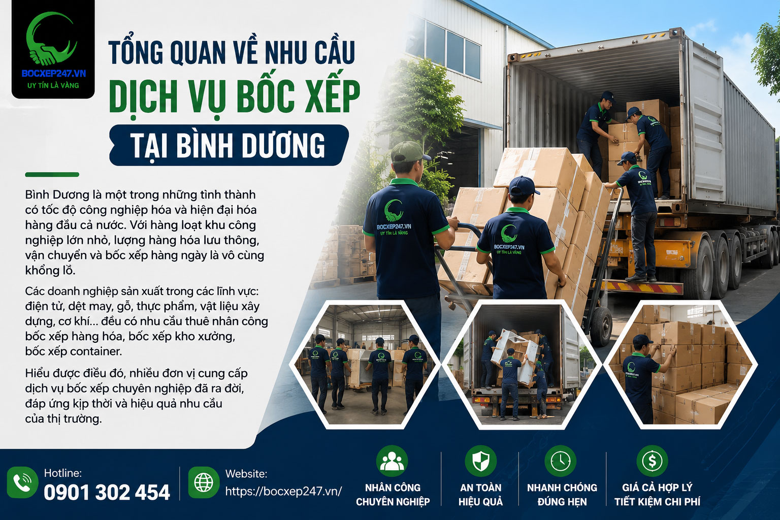 Tổng Quan Về Nhu Cầu Dịch Vụ Bốc Xếp Tại Bình Dương
