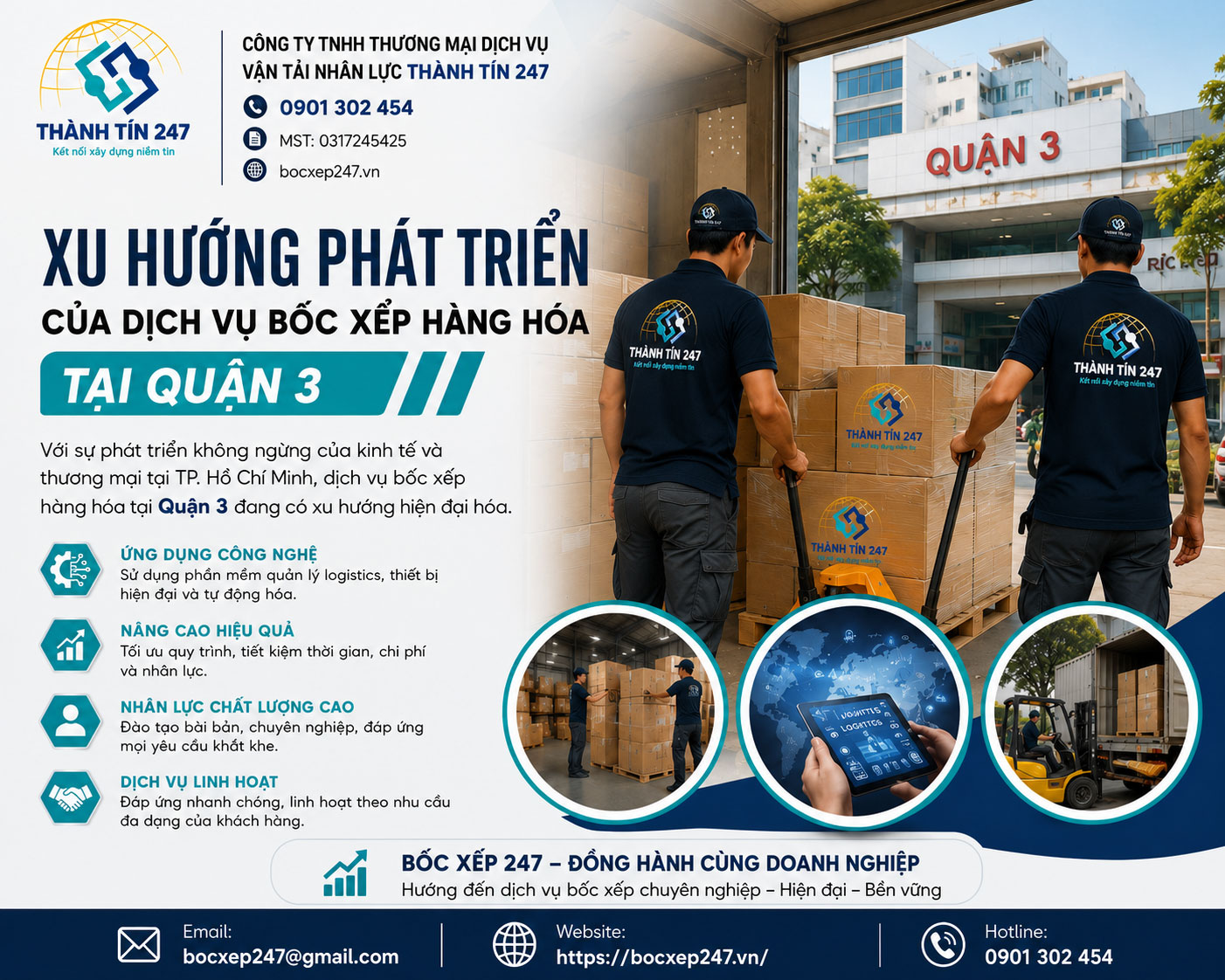 Xu Hướng Phát Triển Của Dịch Vụ Bốc Xếp Hàng Hóa Tại Quận 3
