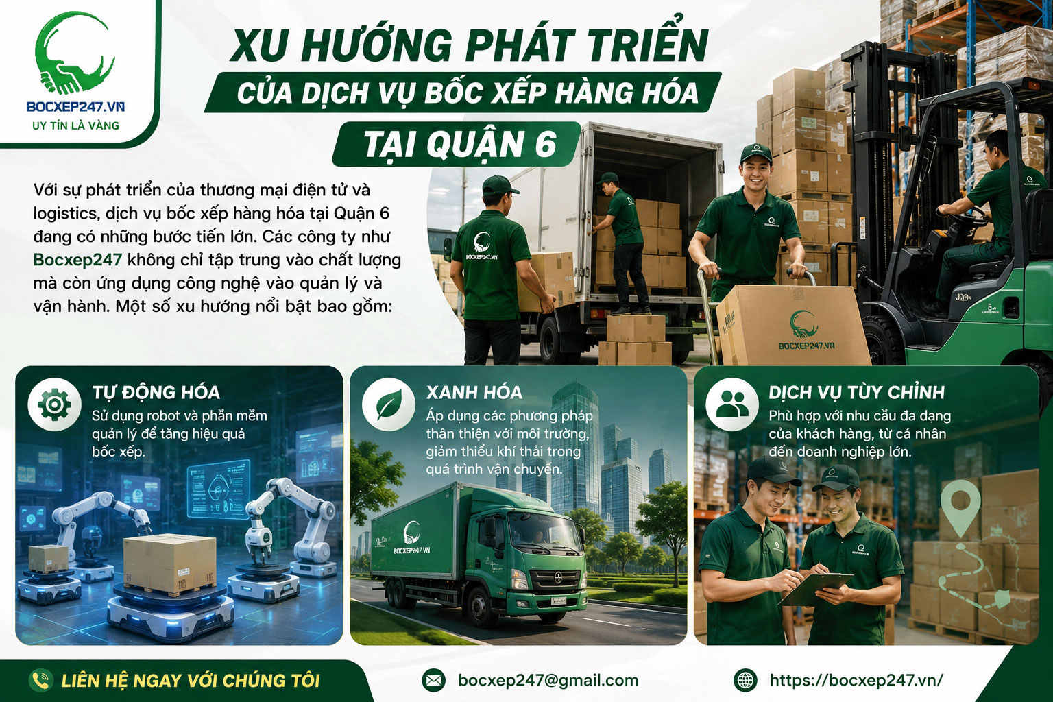 Xu Hướng Phát Triển Của Dịch Vụ Bốc Xếp Hàng Hóa Tại Quận 6