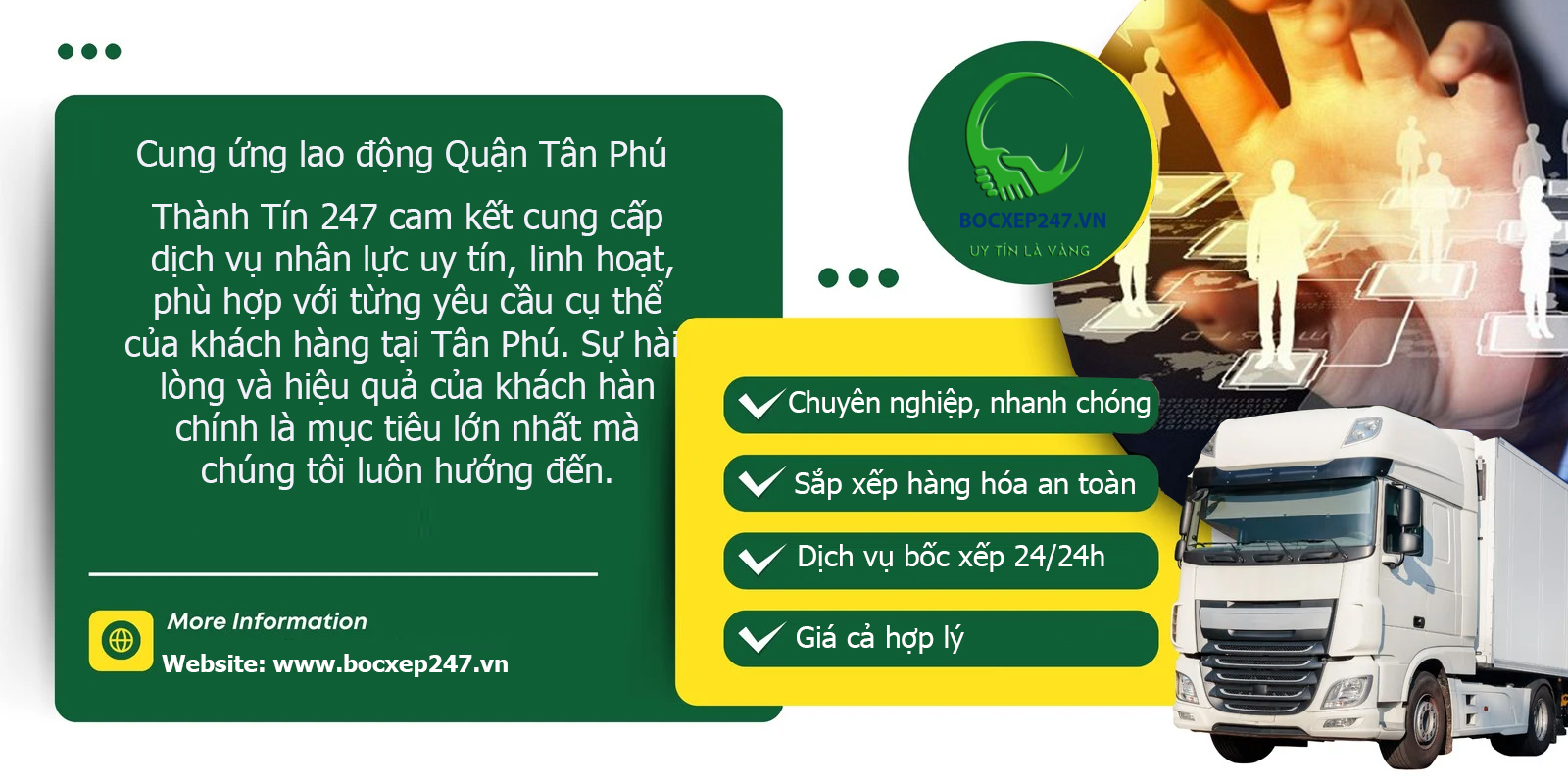 Cung ứng lao động Quận Tân Phú
