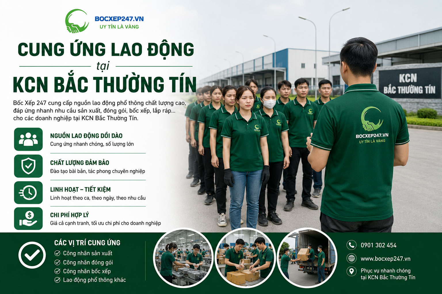 Cung ứng lao động tại KCN Bắc Thường Tín