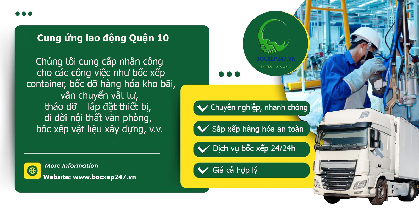 Cung ứng lao động Quận 10