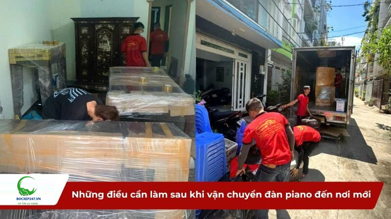 Những điều cần làm sau khi vận chuyển đàn piano đến nơi mới