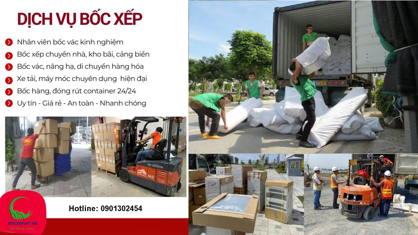 Bốc xếp máy móc thiết bị