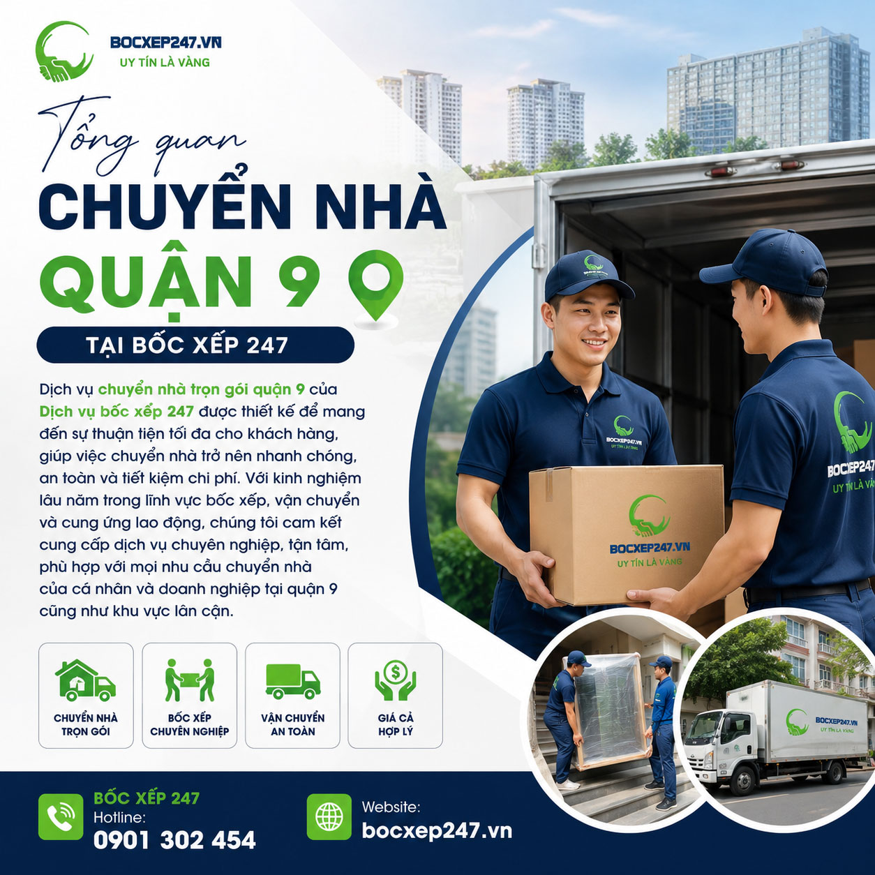 ADịch Vụ Chuyển Nhà Quận 9 Trọn Gói, Uy Tín, Nhanh Chóng, Giá Tốt