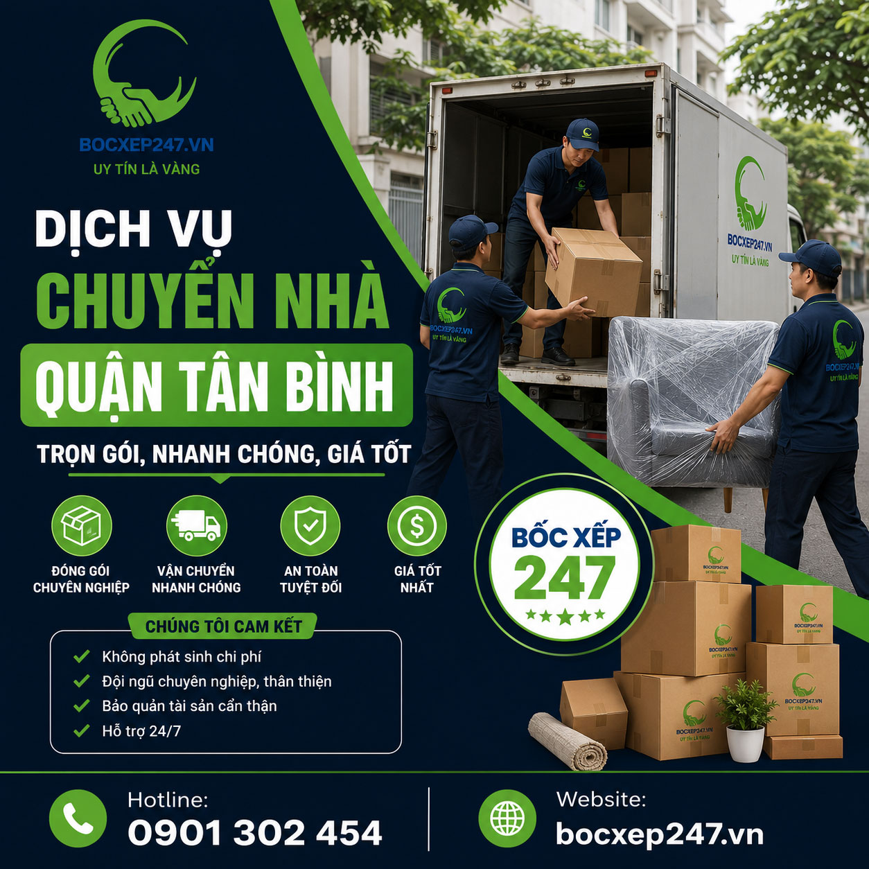 Dịch Vụ Chuyển Nhà Quận Tân Bình Trọn Gói, Nhanh Chóng, Giá Tốt