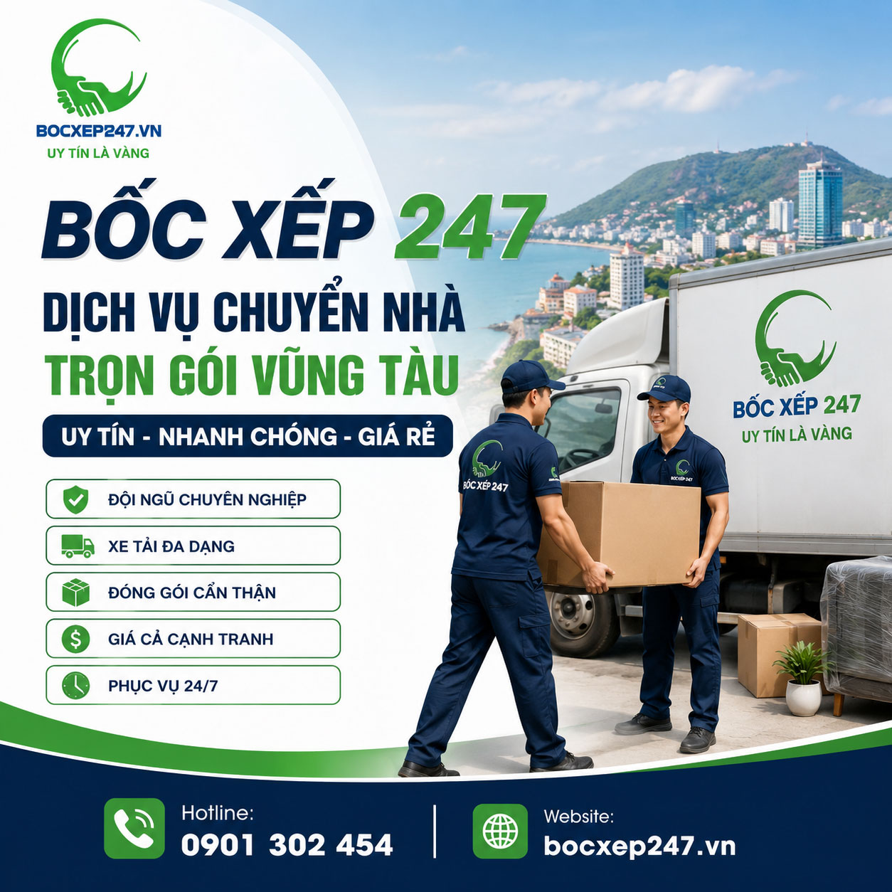 Dịch Vụ Chuyển Nhà Trọn Gói Vũng Tàu Uy Tín, Nhanh Chóng, Giá Rẻ