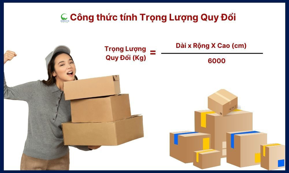 Công thức tính trọng lượng quy đổi