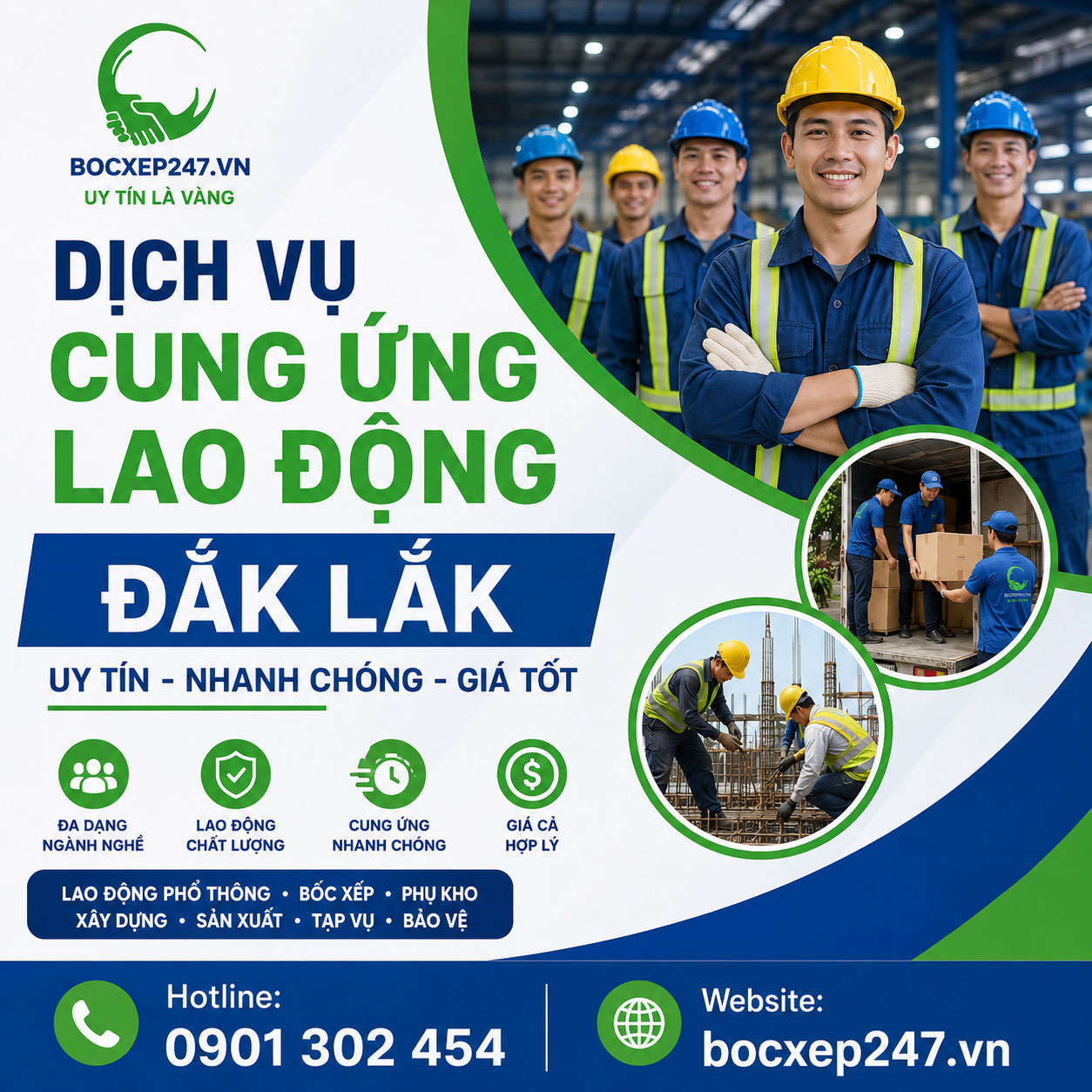 Dịch Vụ Cung Ứng Lao Động Đắk Lắk Uy Tín, Nhanh Chóng, Giá Tốt