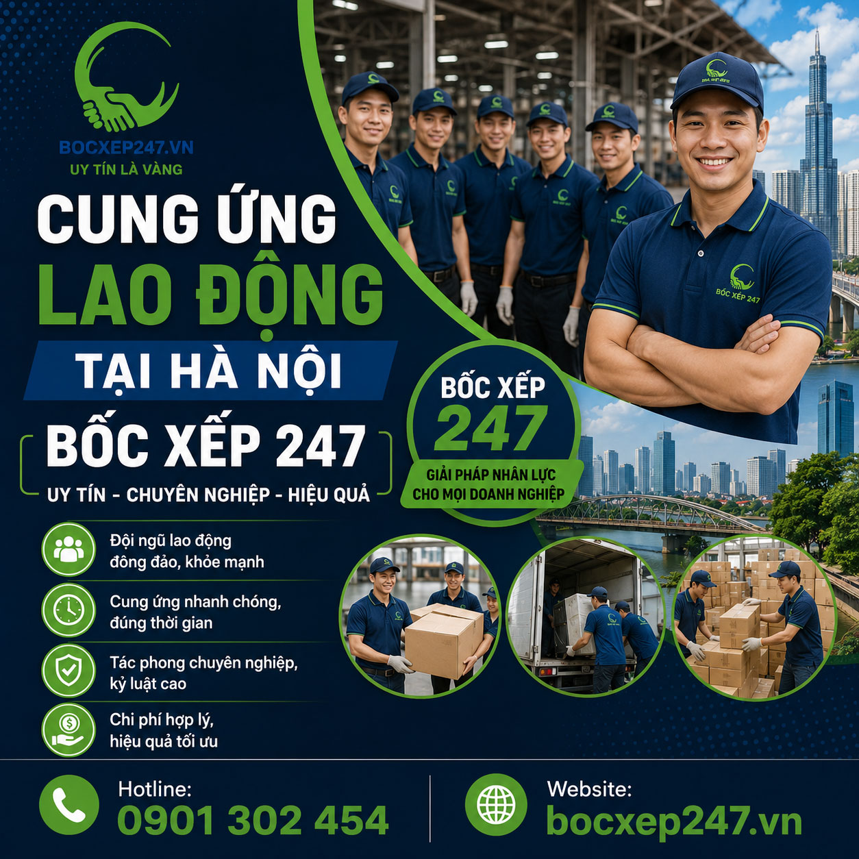 Bảng báo giá cung ứng lao động tại Hà Nội - Thành Tín 247