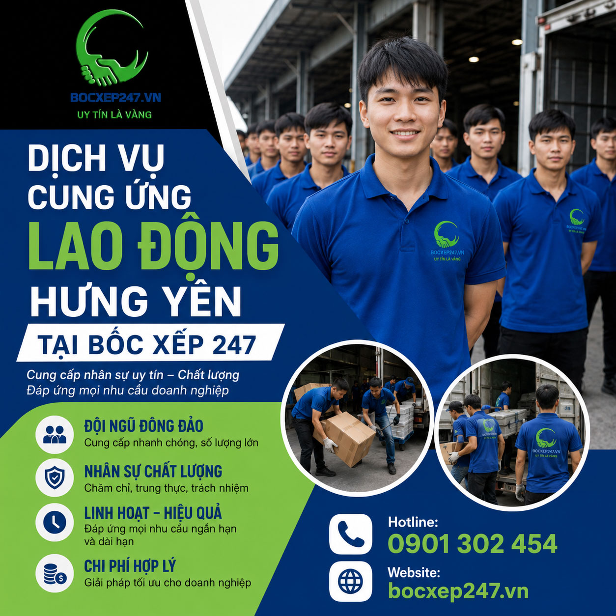 Dịch vụ cung ứng lao động Hưng Yên tại Thành Tín 247
