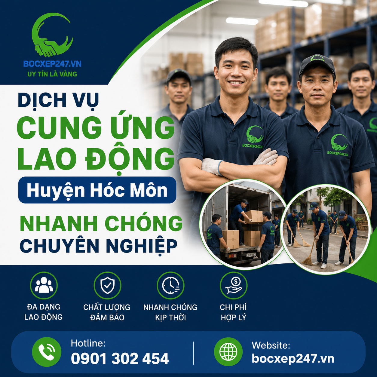 Dịch Vụ Cung Ứng Lao Động Huyện Hóc Môn Nhanh Chóng, Chuyên Nghiệp
