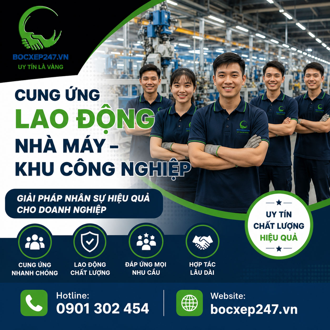 Bảng Báo Giá Cung Ứng Lao Động Nhà Máy – Khu Công Nghiệp