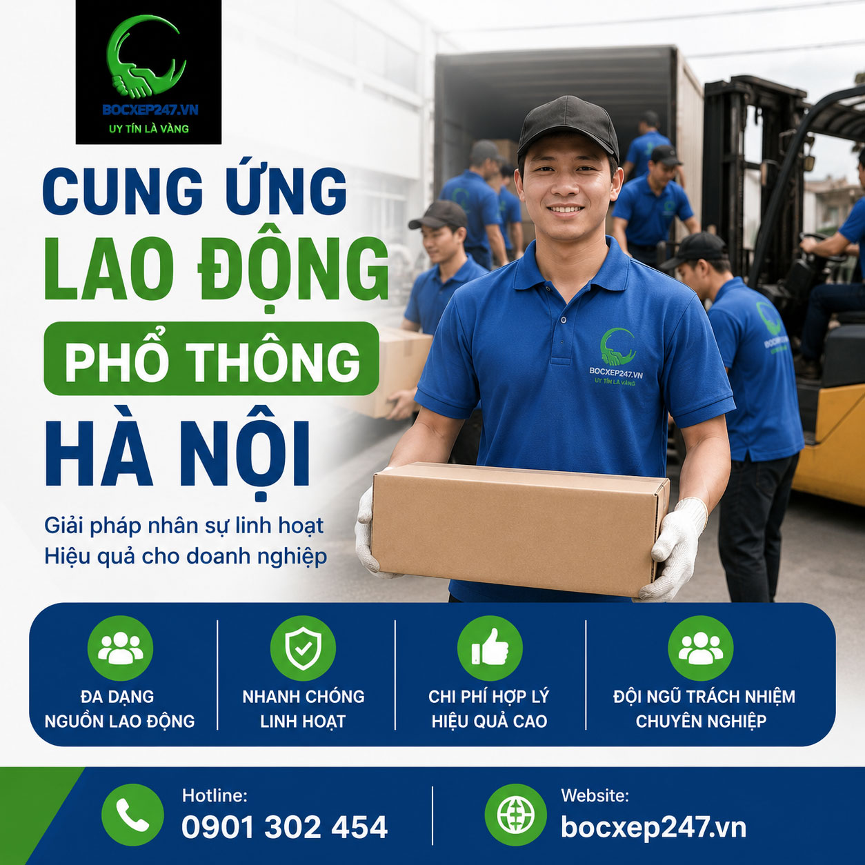 Bảng báo giá cung ứng lao động phổ thông Hà Nội