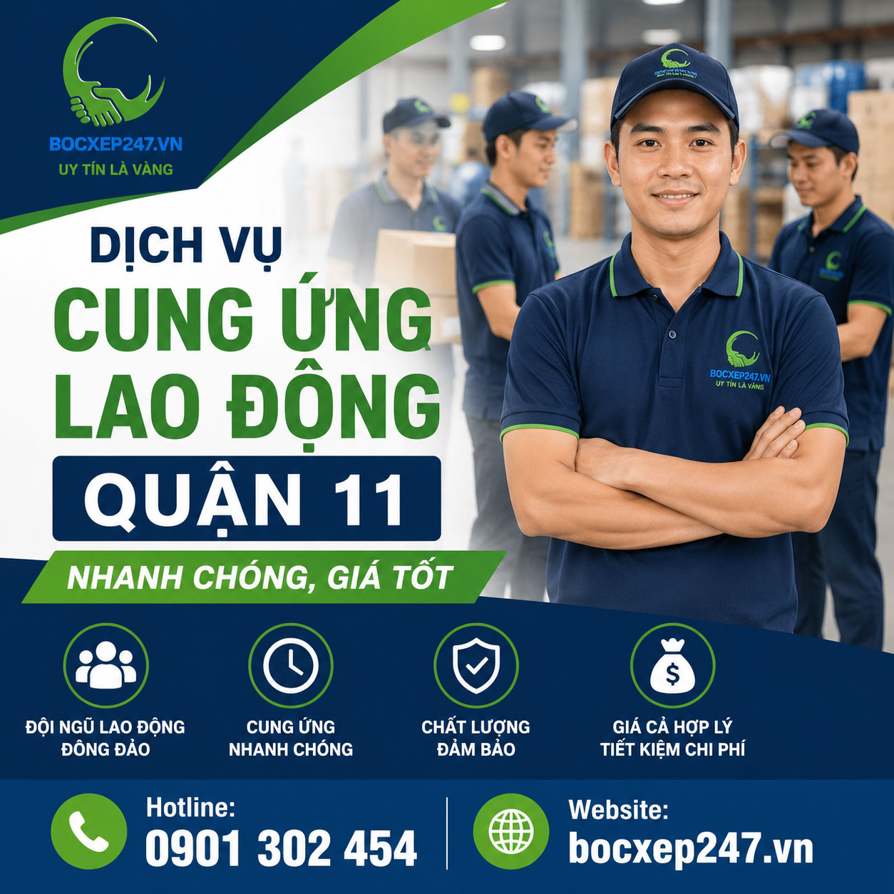Dịch Vụ Cung Ứng Lao Động Quận 11 Nhanh Chóng, Giá Tốt