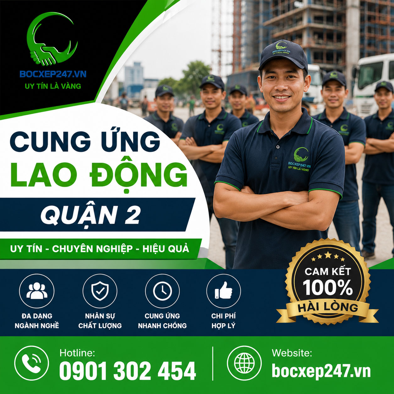 Bảng báo giá cung ứng lao động Quận 2