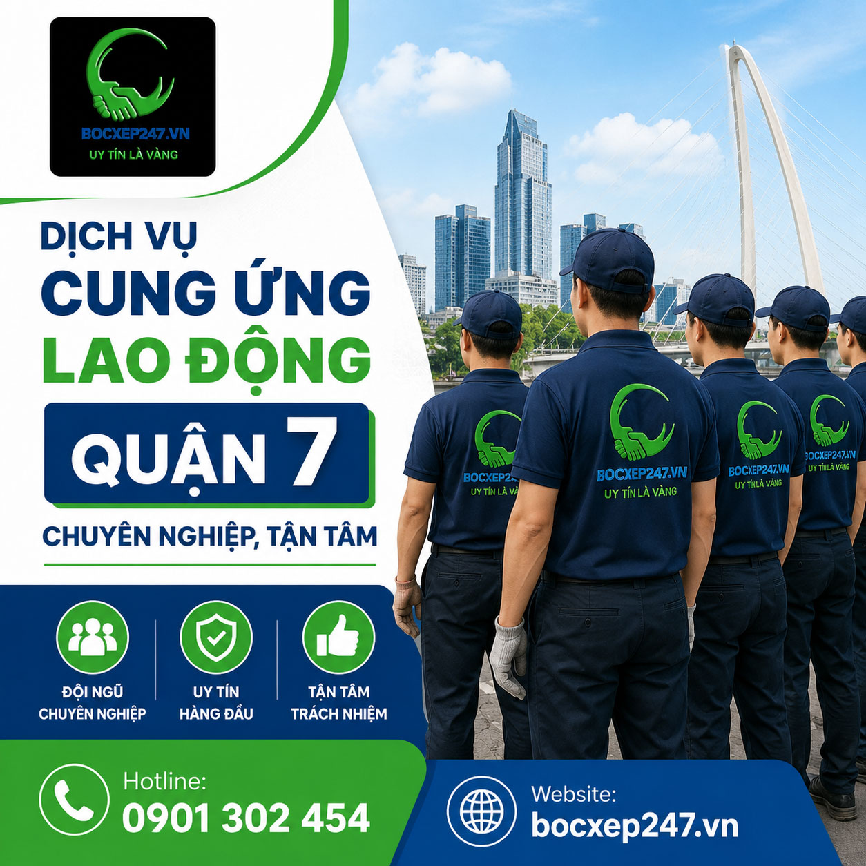 Dịch Vụ Cung Ứng Lao Động Quận 7 Chuyên Nghiệp, Tận Tâm