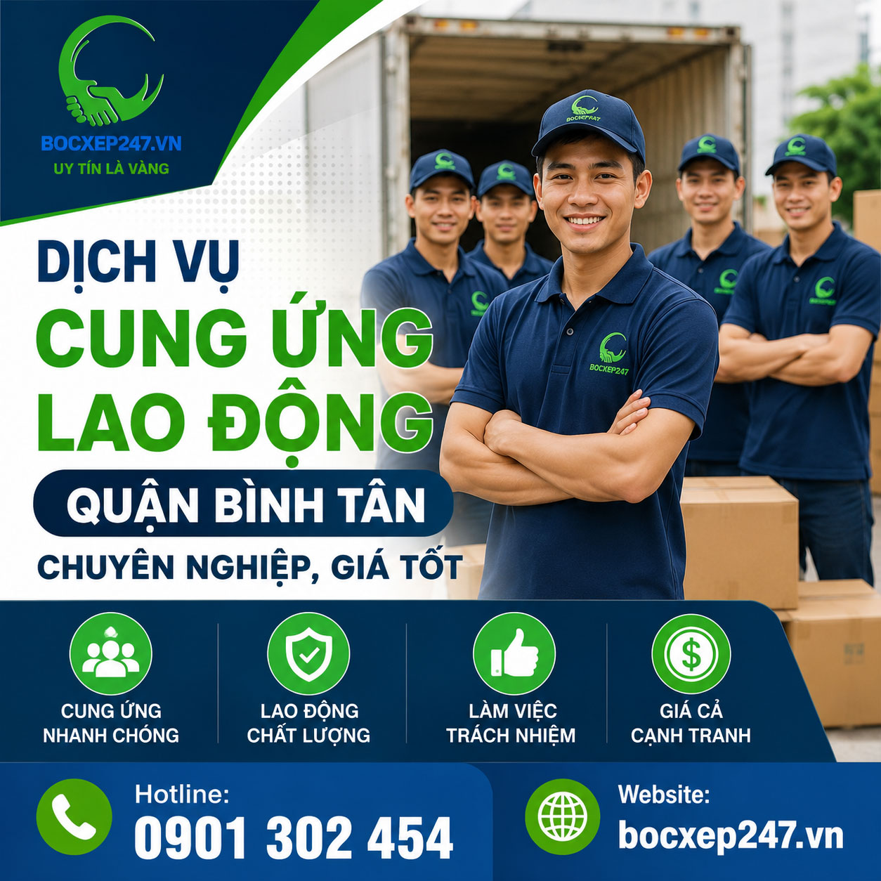 Dịch Vụ Cung Ứng Lao Động Quận Bình Tân Chuyên Nghiệp, Giá Tốt