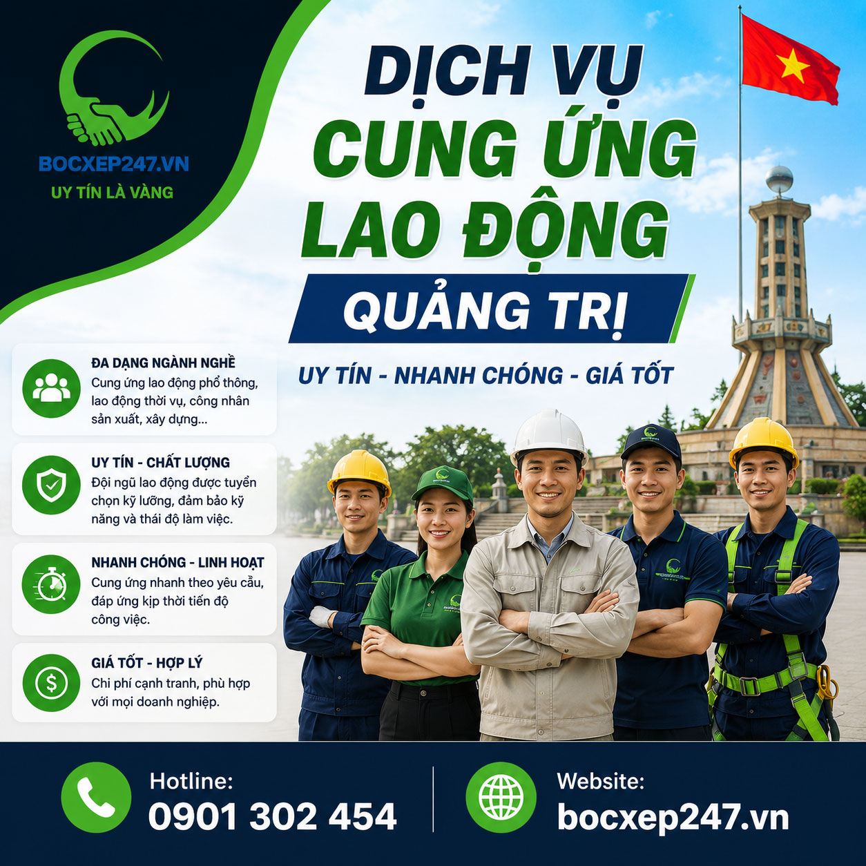 Dịch Vụ Cung Ứng Lao Động Quảng Trị Uy Tín, Nhanh Chóng, Giá Tốt