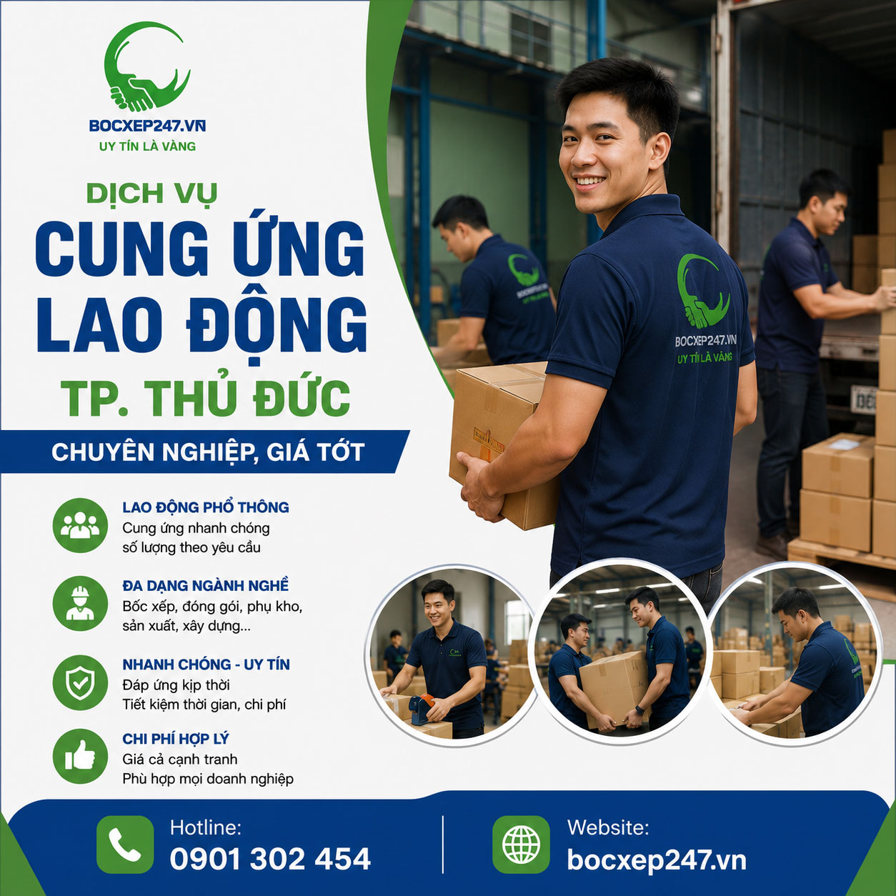 Dịch Vụ Cung Ứng Lao Động TP. Thủ Đức Chuyên Nghiệp, Giá Tốt