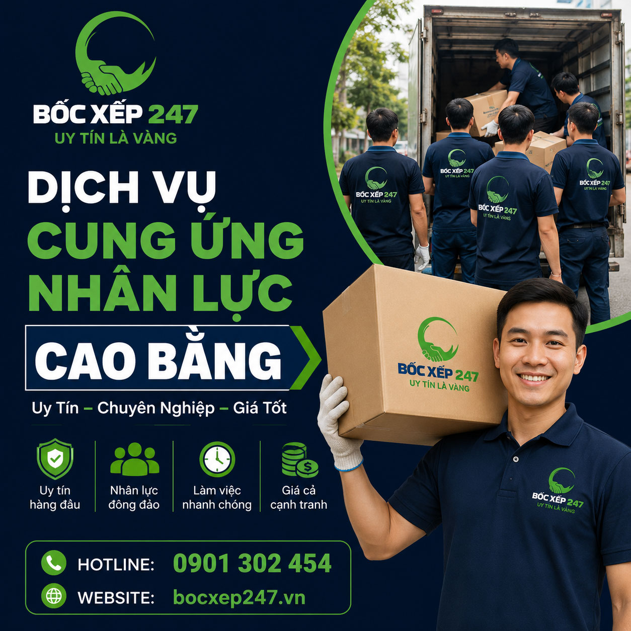 Dịch Vụ Cung Ứng Nhân Lực Cao Bằng Uy Tín, Chuyên Nghiệp, Giá Tốt