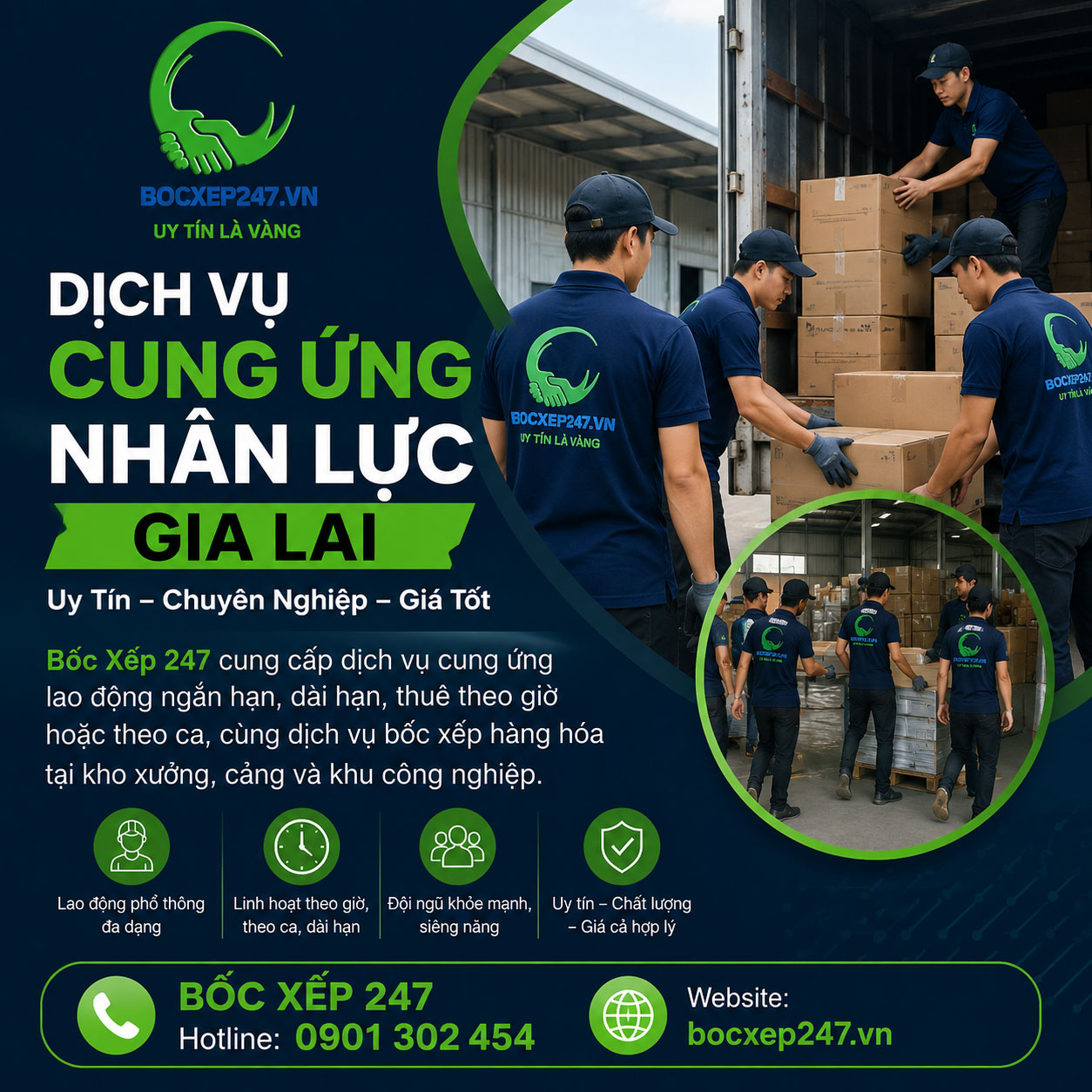 Dịch Vụ Cung Ứng Nhân Lực Gia Lai Uy Tín, Chuyên Nghiệp, Giá Tốt