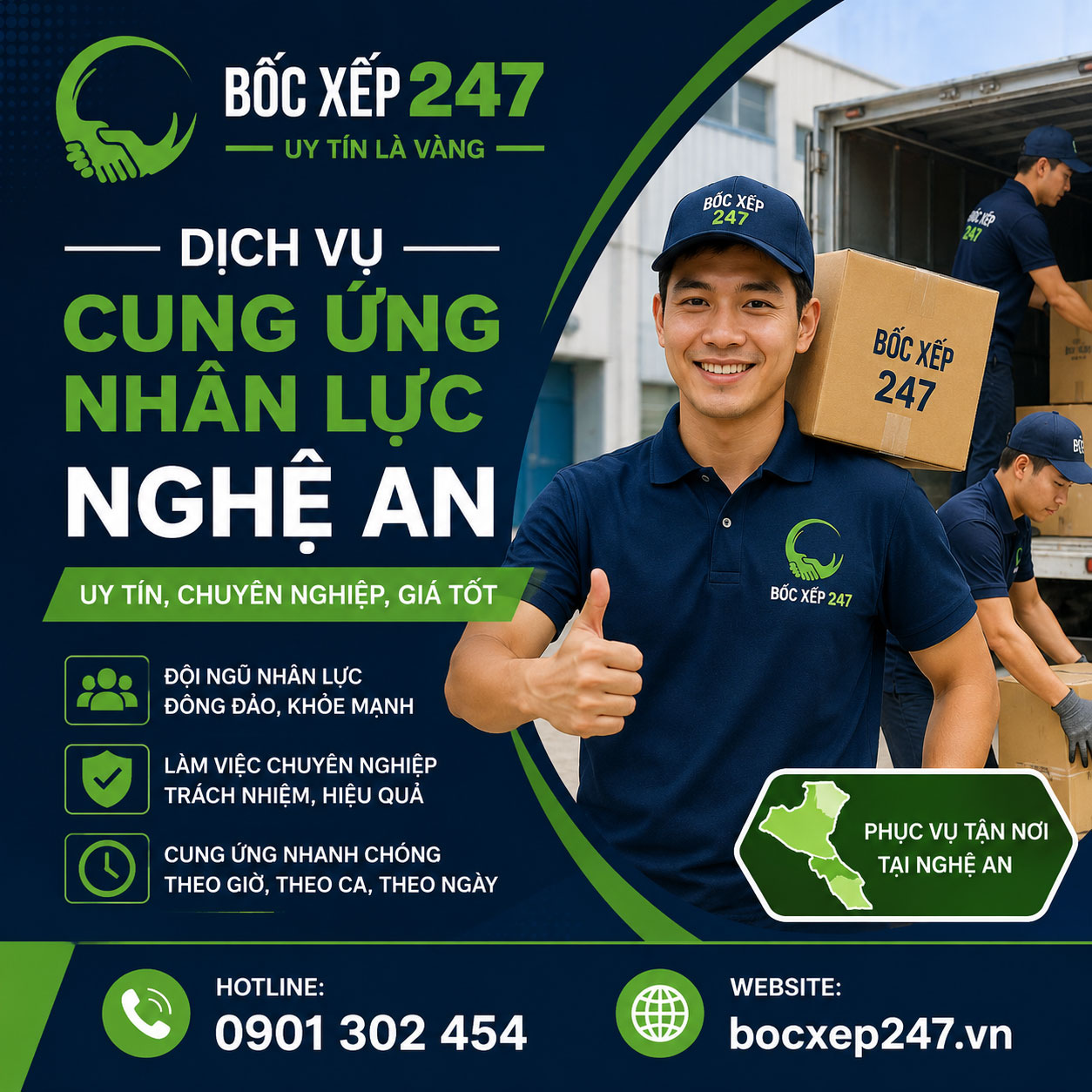 Dịch Vụ Cung Ứng Nhân Lực Nghệ An Uy Tín, Chuyên Nghiệp, Giá Tốt