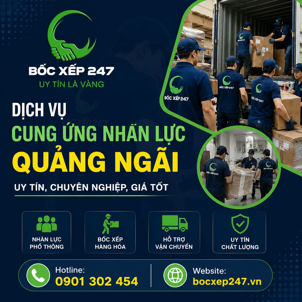 Dịch Vụ Cung Ứng Nhân Lực Quảng Ngãi Uy Tín, Chuyên Nghiệp, Giá Tốt