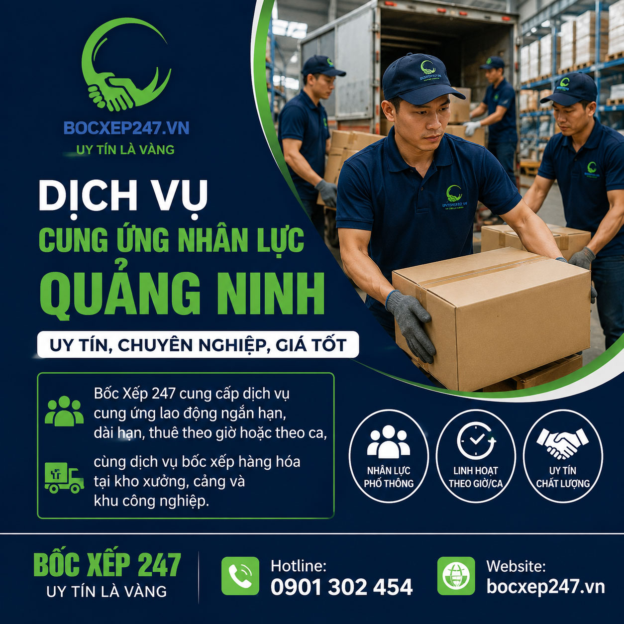 Dịch Vụ Cung Ứng Nhân Lực Quảng Ninh Uy Tín, Chuyên Nghiệp, Giá Tốt