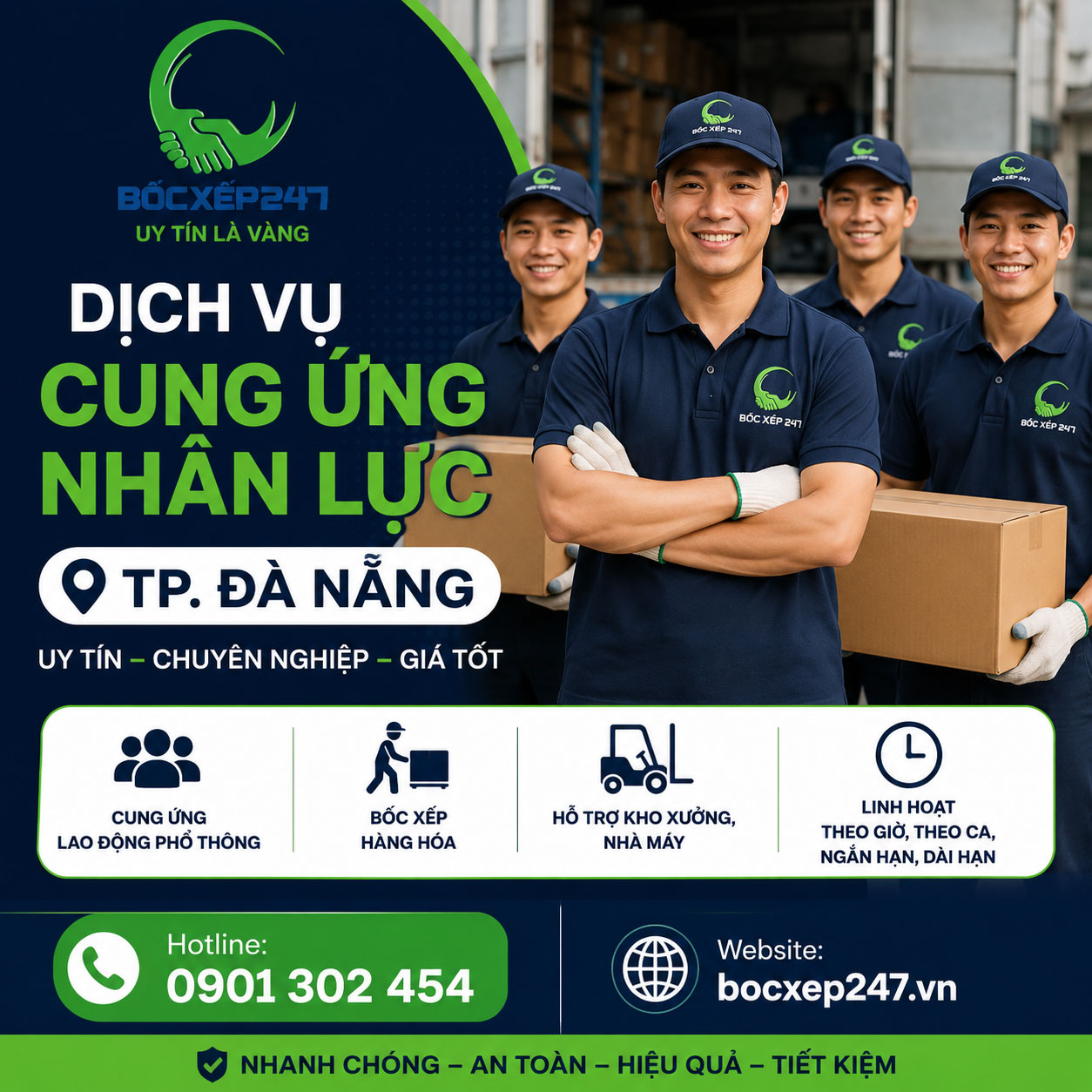 Dịch Vụ Cung Ứng Nhân Lực TP. Đà Nẵng Uy Tín, Chuyên Nghiệp, Giá Tốt