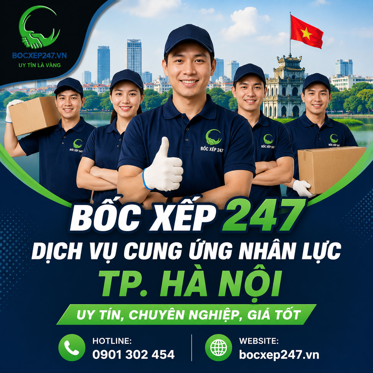 Dịch Vụ Cung Ứng Nhân Lực TP. Hà Nội Uy Tín, Chuyên Nghiệp, Giá Tốt