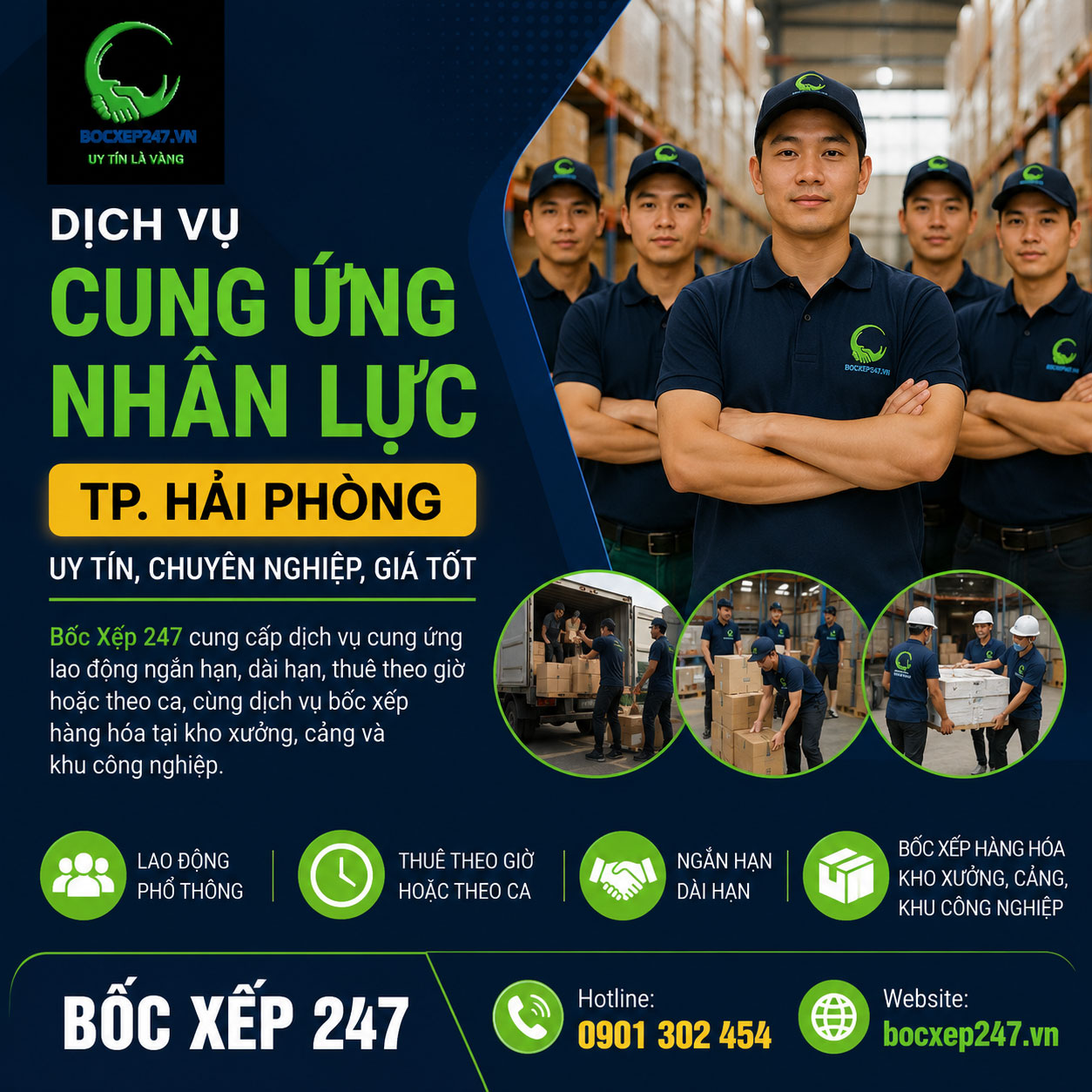 Dịch Vụ Cung Ứng Nhân Lực TP. Hải Phòng Uy Tín, Chuyên Nghiệp, Giá Tốt