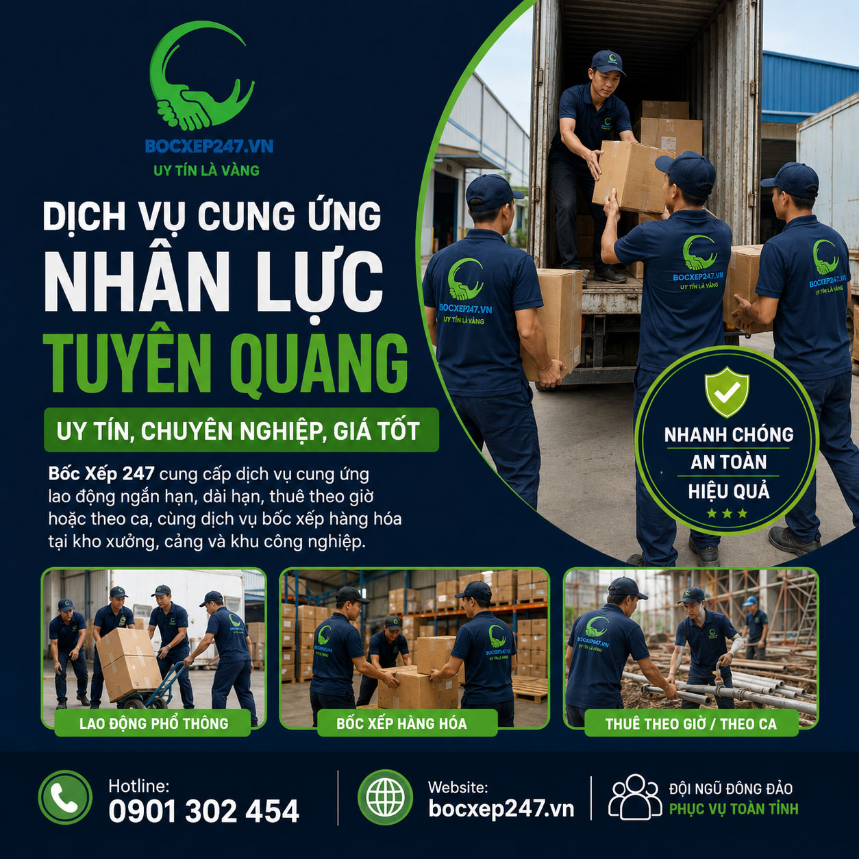Dịch Vụ Cung Ứng Nhân Lực Tuyên Quang Uy Tín, Chuyên Nghiệp, Giá Tốt